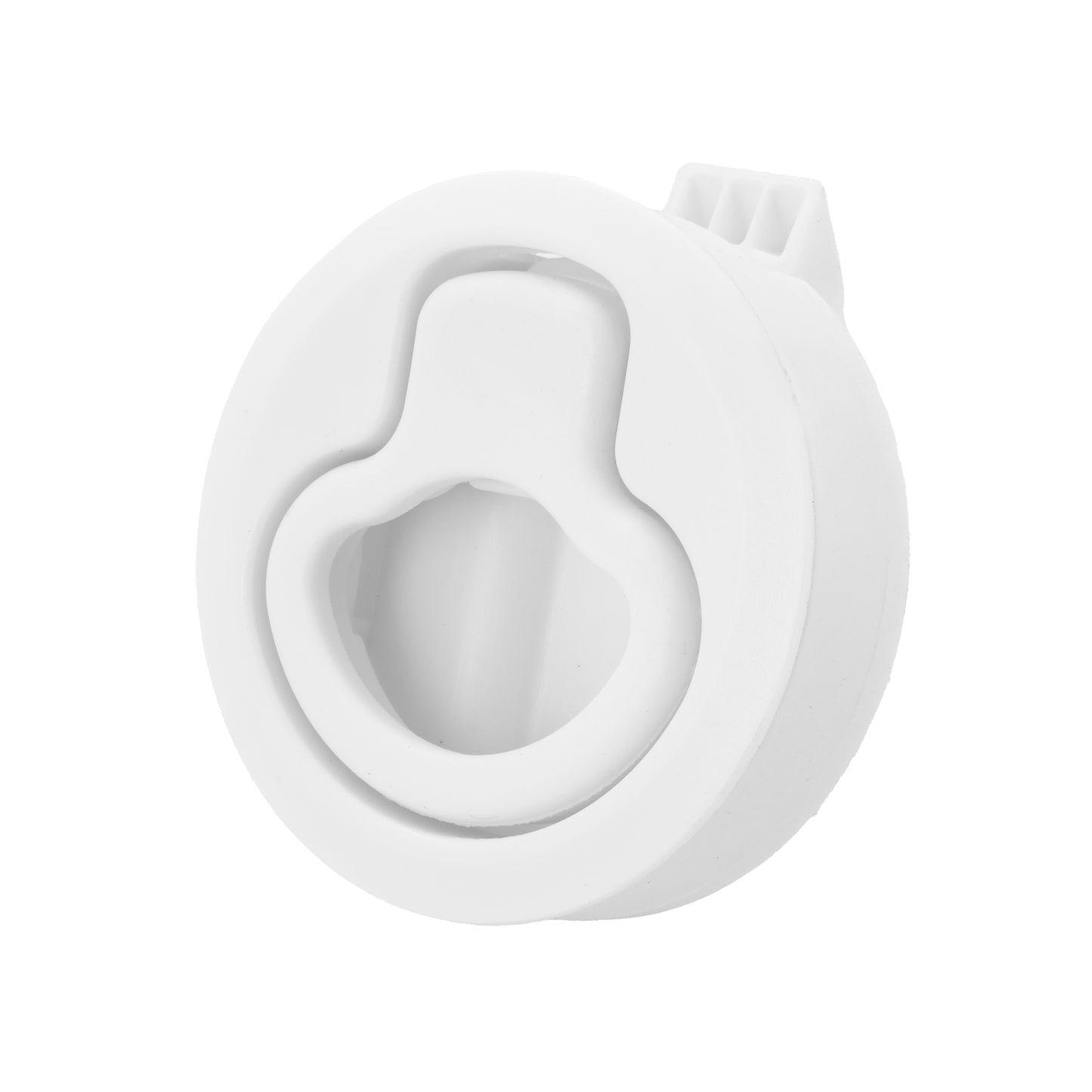 Non-Locking White Nylon D-Style Slam Latch