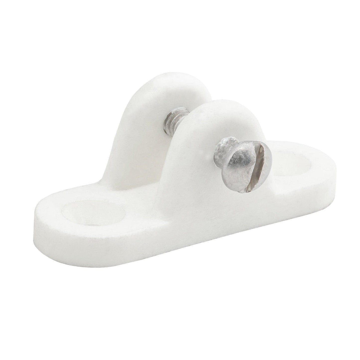 13/16" x 2-3/8" 90° White Nylon Deck Hinge