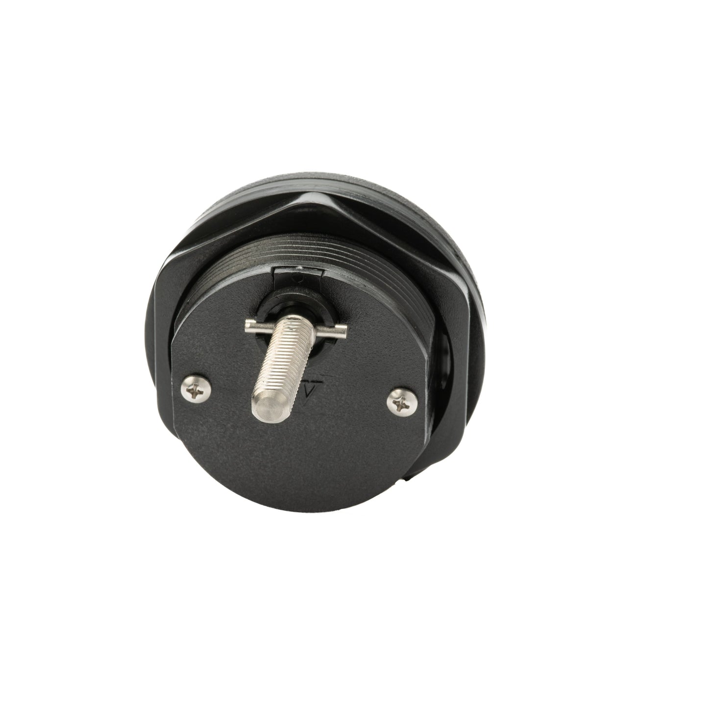 Black Nylon & Chrome Plated Zinc T-Style Compression Handle - Locking