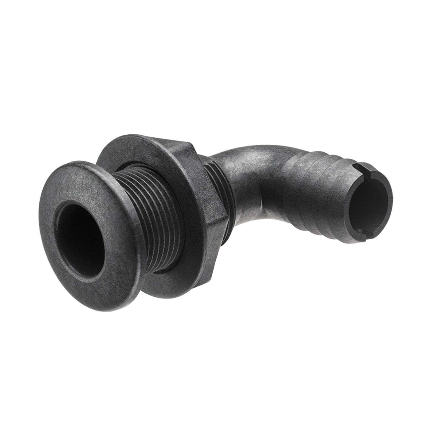 5/8" Nylon 90° Thru-Hull with Barb