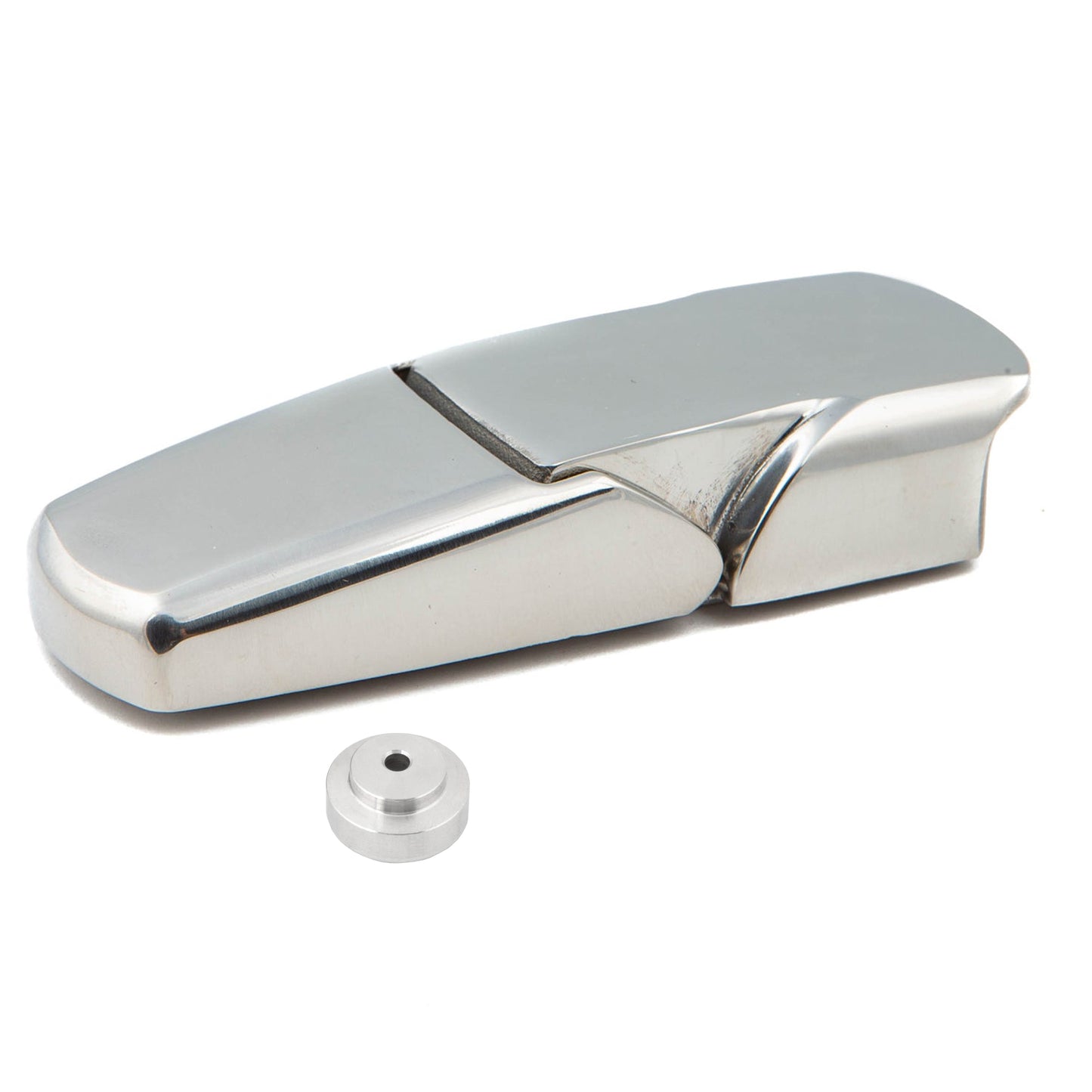 Locking 304 Stamped Stainless Steel Draw Latch with Oval Keeper