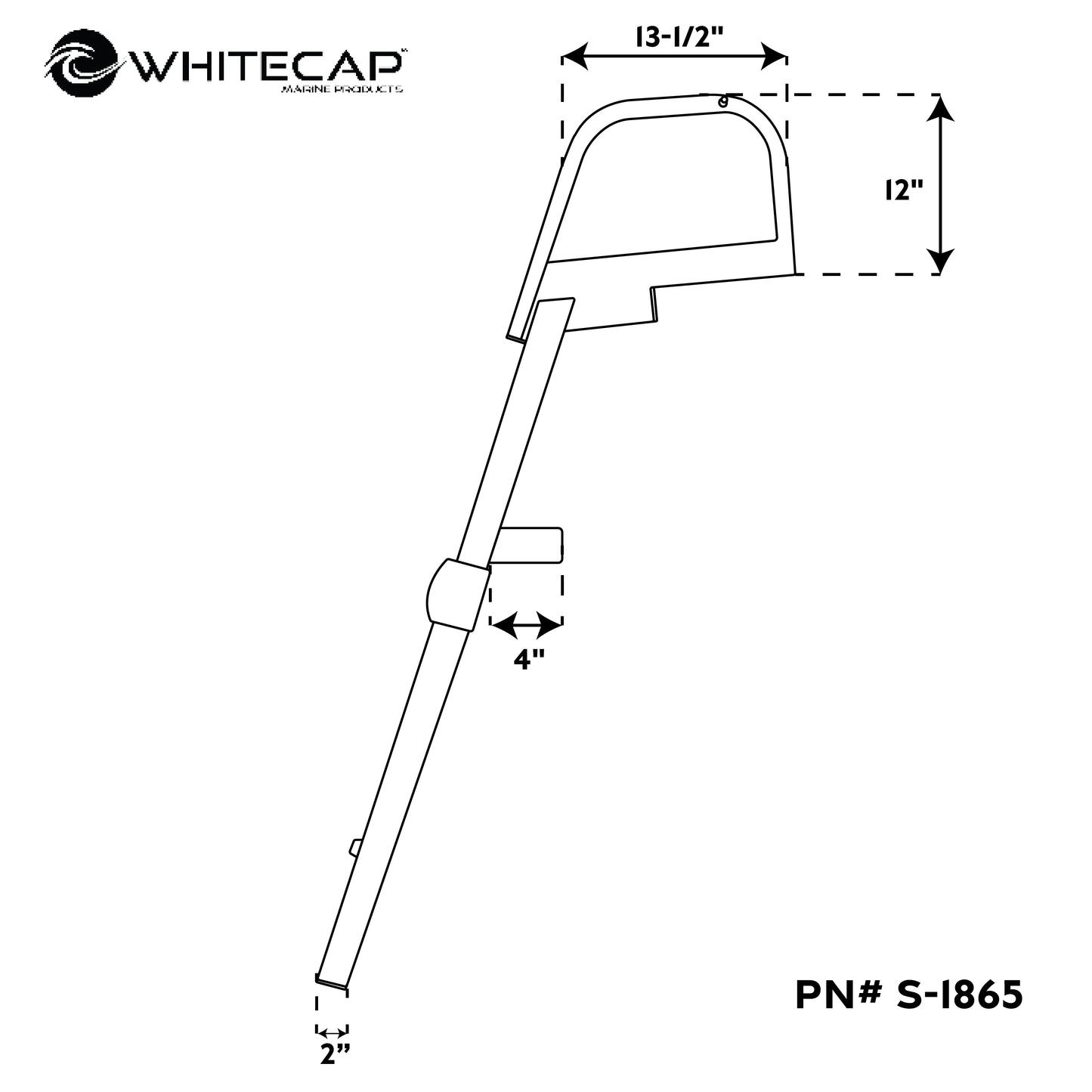 Folding Aluminum Pontoon & Dock Ladder