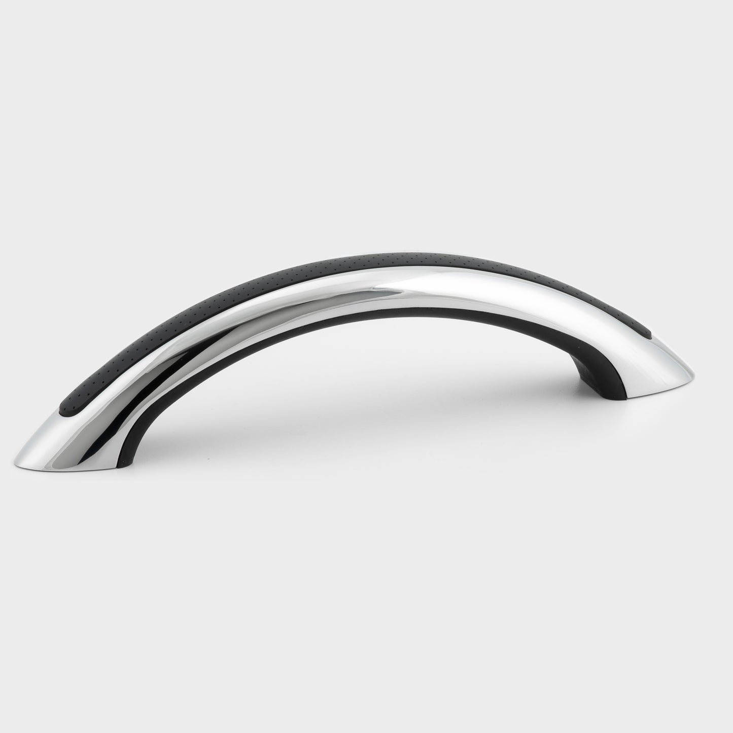 9" Stainless Steel Grab Handle with UV Resistant Black Vinyl Inlay