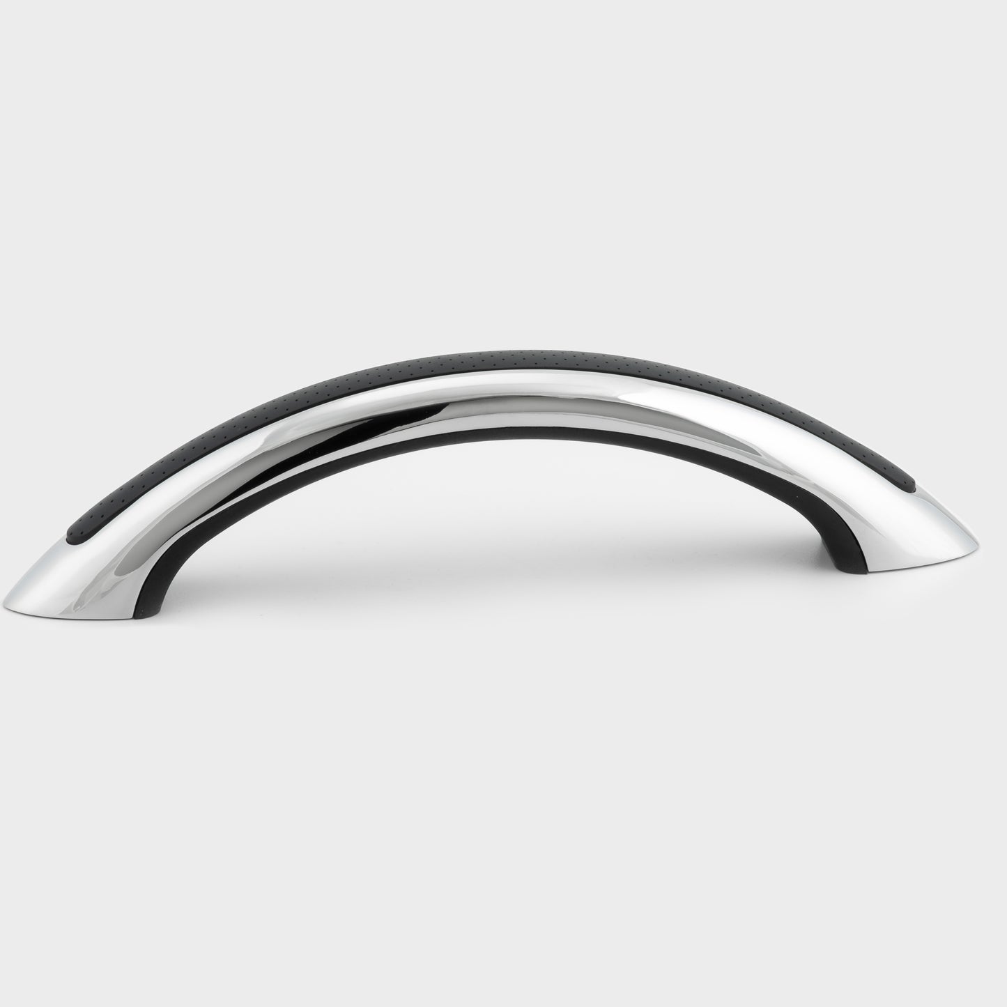 9" Stainless Steel Grab Handle with UV Resistant Black Vinyl Inlay